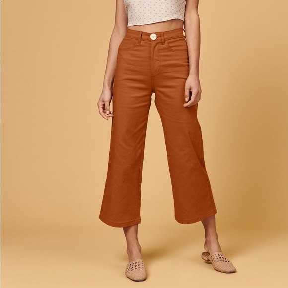 Whimsy + Row Pants - Whimsy & Row flora pant, orange